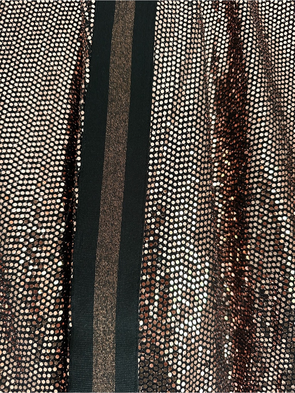 Pam & Gela Rose Gold Sequin Bomber Jacket and Jogger Set - Picture 3 of 8